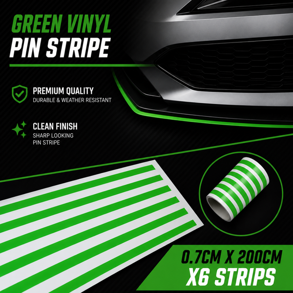HIGH QUALITY Pinstripe Vinyl ‘Green’
