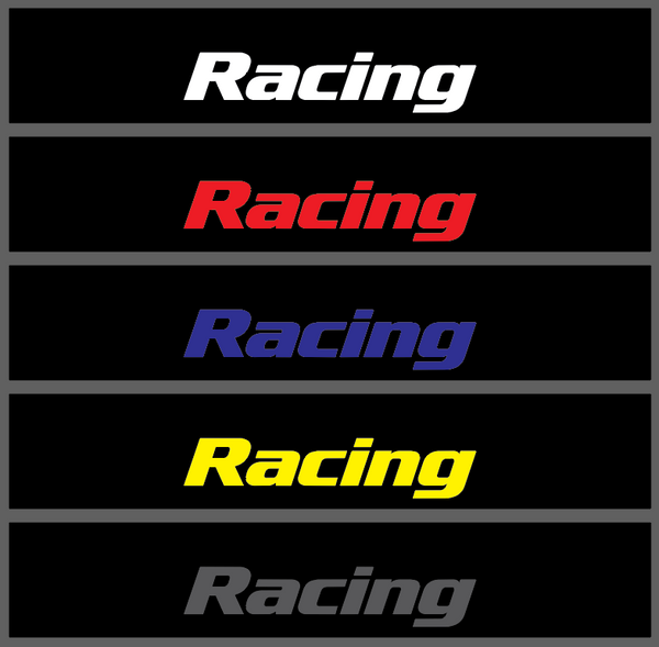 VOLKSWAGEN RACING Sunstrip Sticker Decal