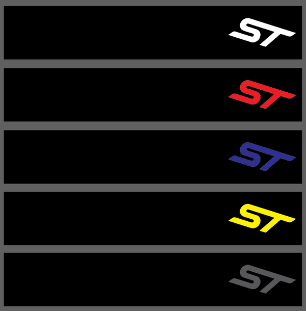 FORD ST Sunstrip Sticker Decal
