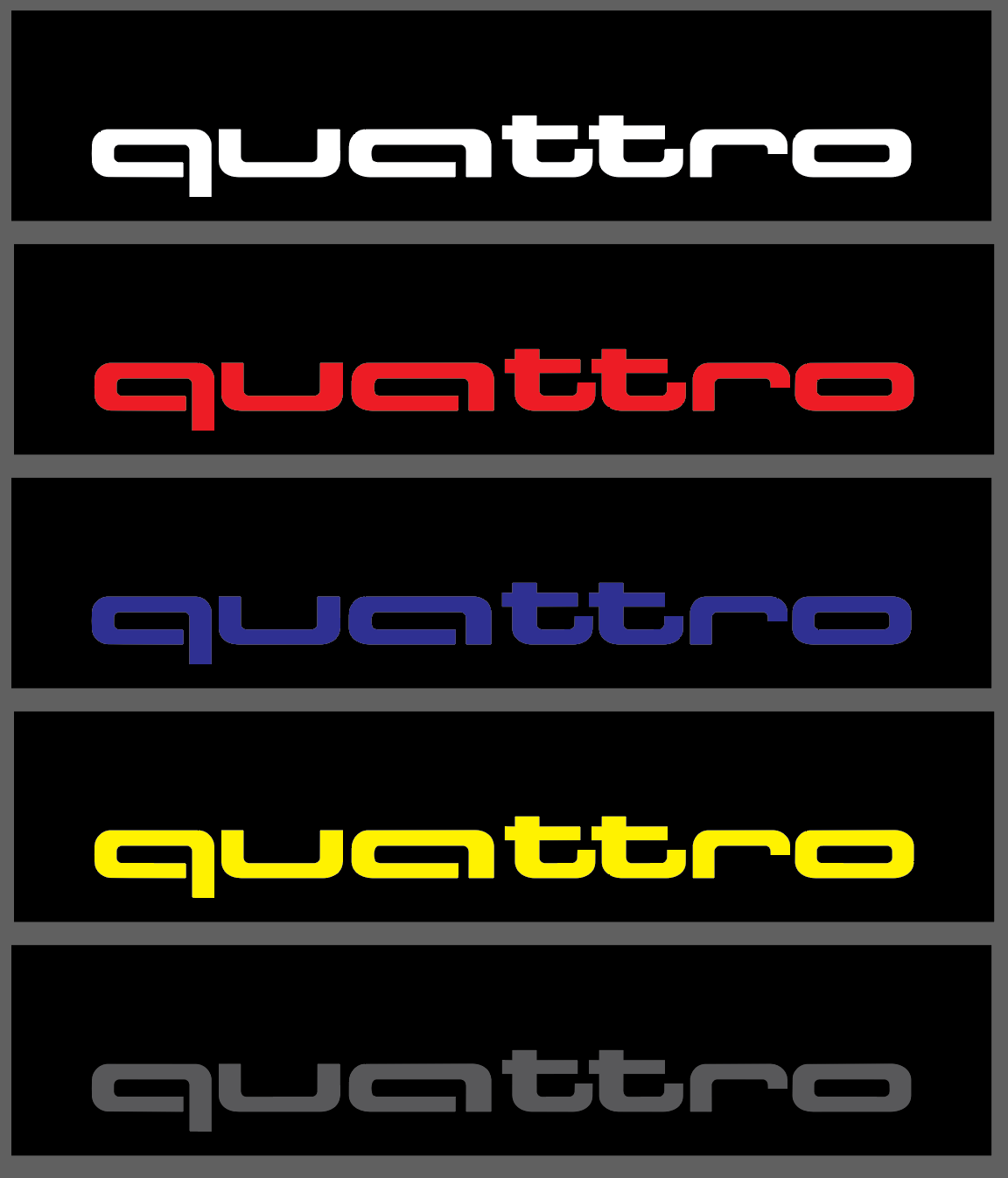 Audi Quattro SunStrip