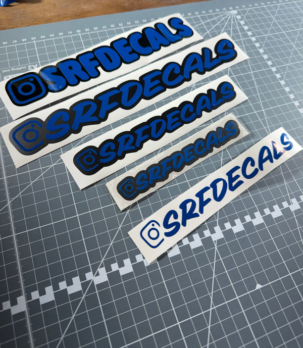 Instagram Social Tag Stickers (Gloss)