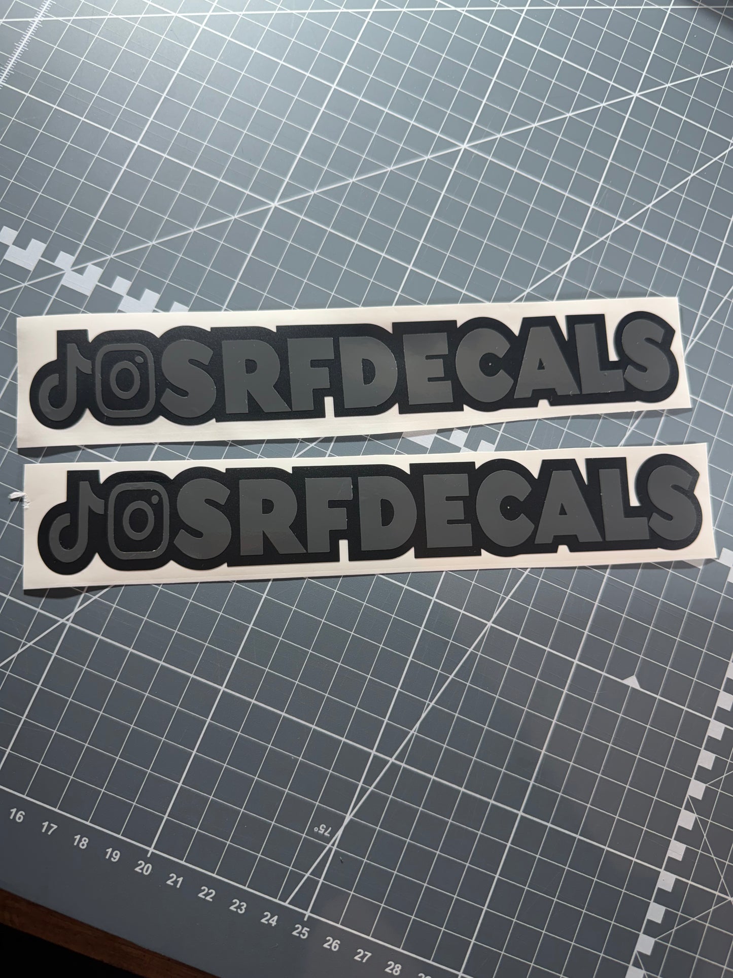 TikTok + Instagram Social Decal
