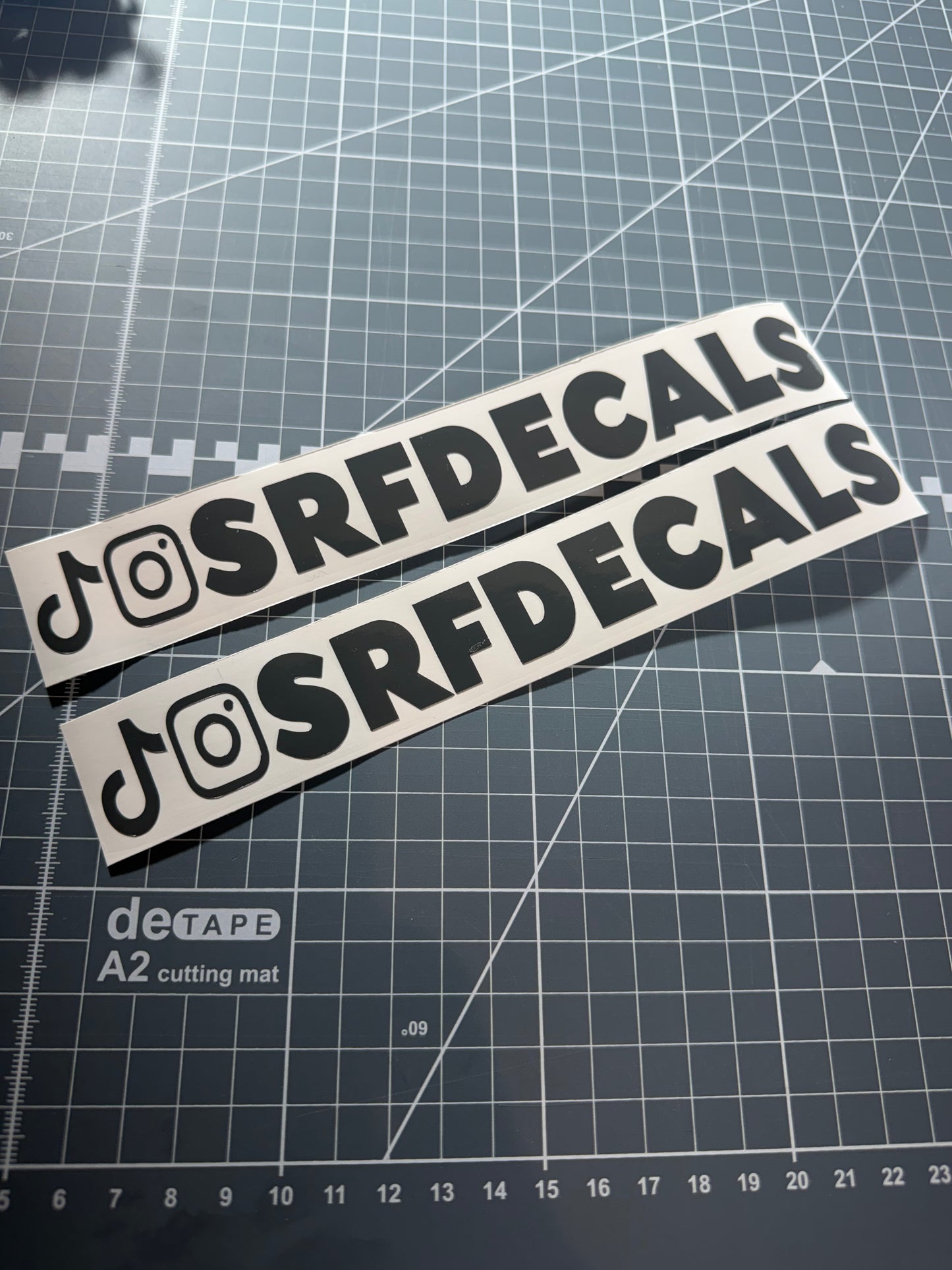 TikTok + Instagram Social Decal