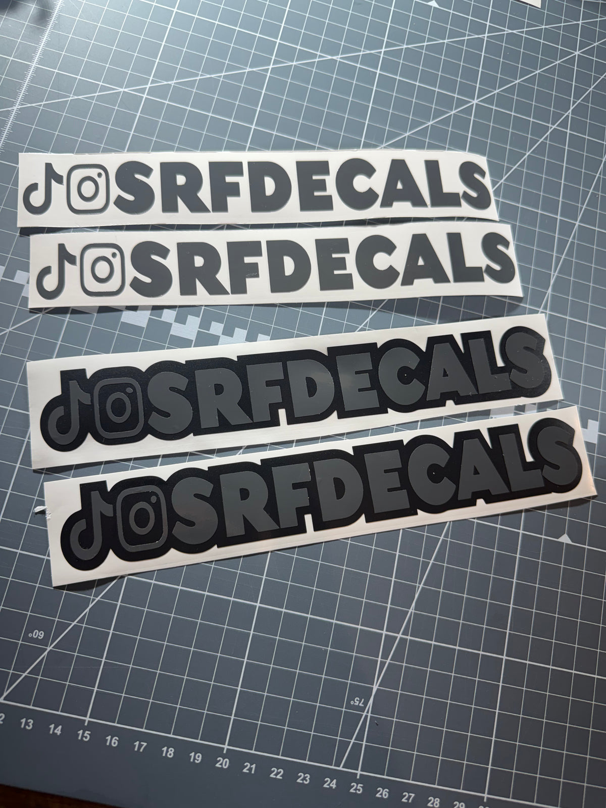 TIKTOK + INSTAGRAM DECAL