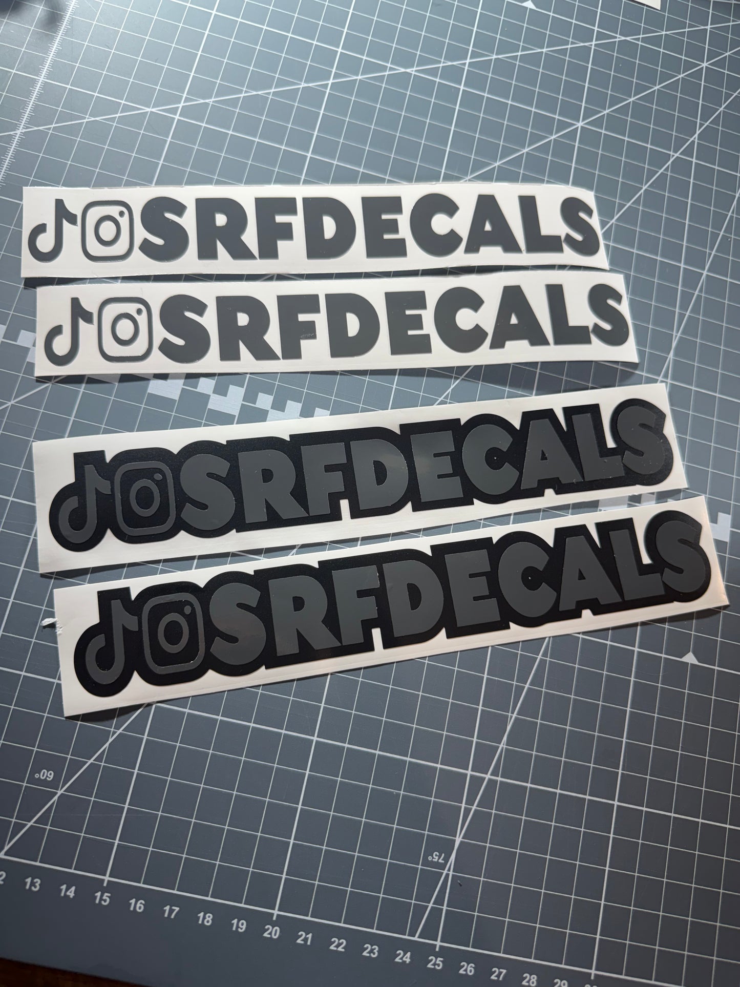 TikTok + Instagram Social Decal