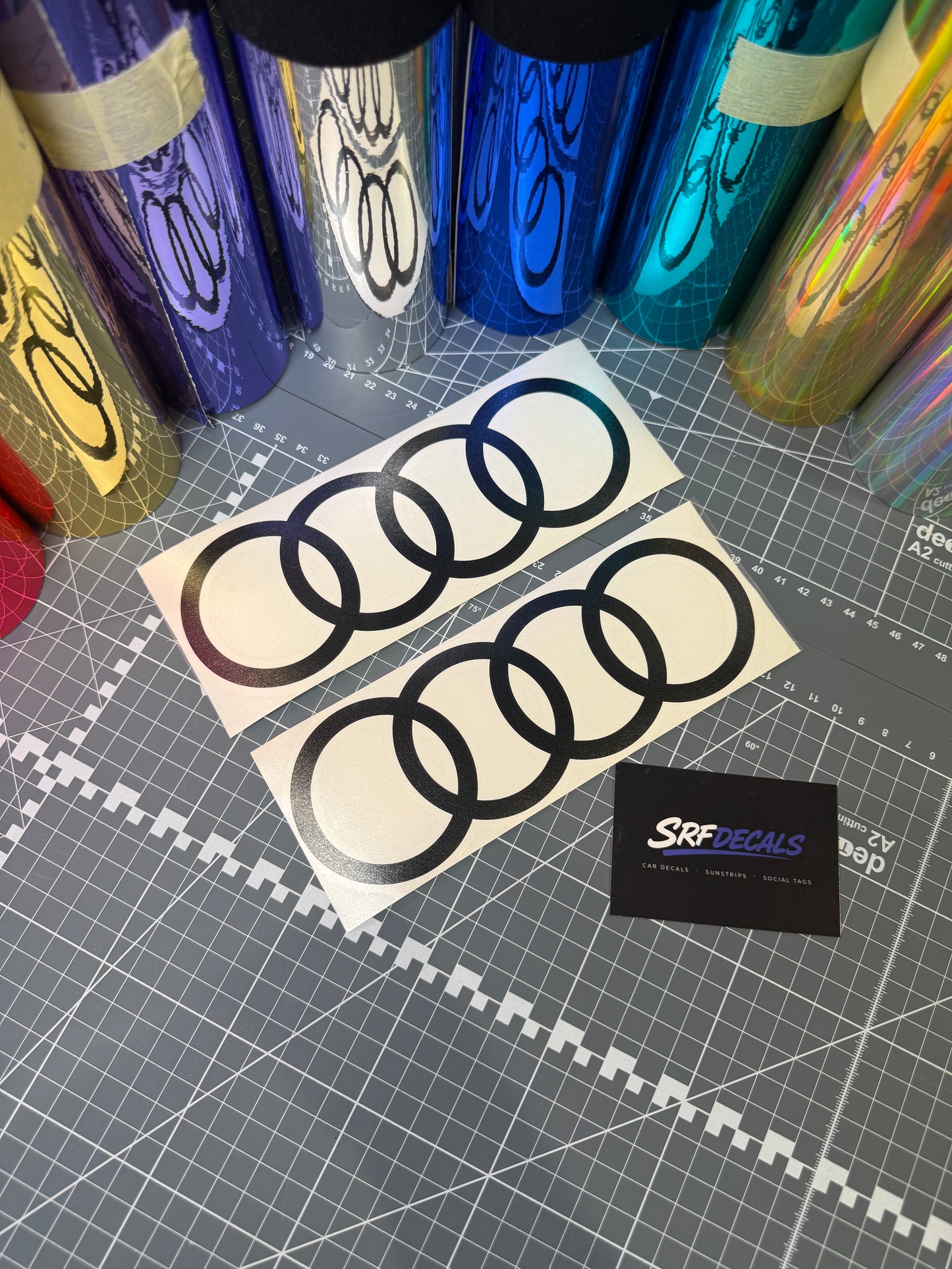 Audi Rings Logo X2
